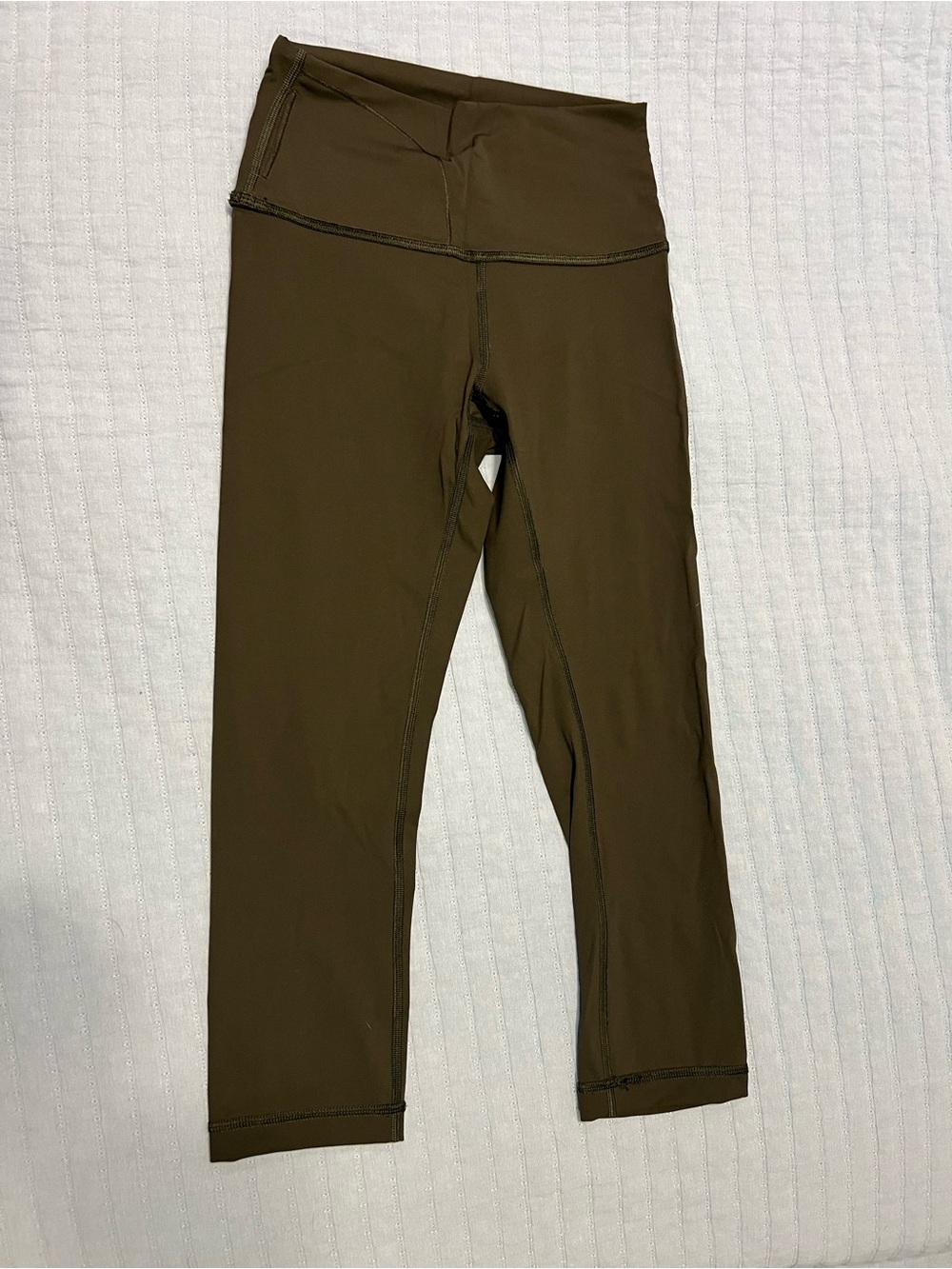 lululemon athletica Olive Green High-Waist Leggings